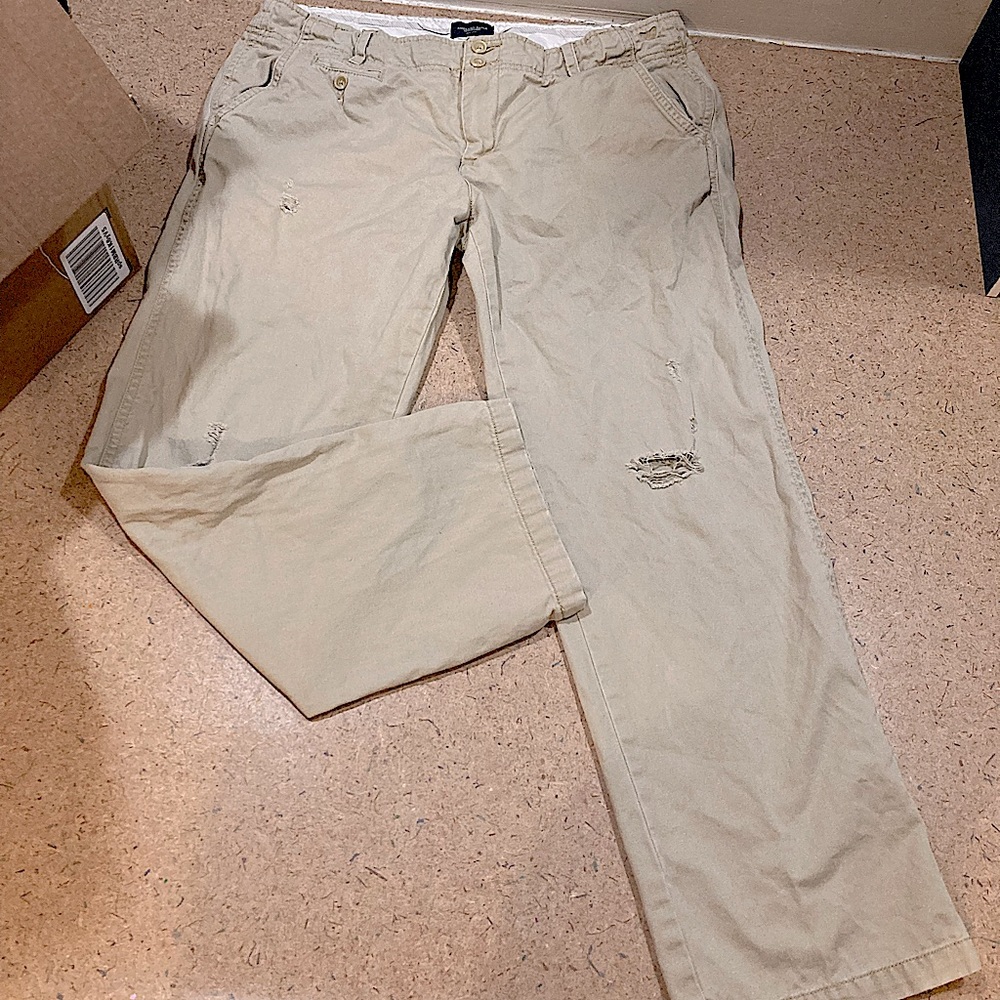 VINTAGE AMERICAN EAGLE KHAKIS SIZE:8